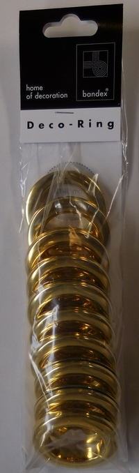 Gordijn Deco-ringen 35.5 mm-55 mm, Messing